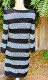 Stripe sweater dress